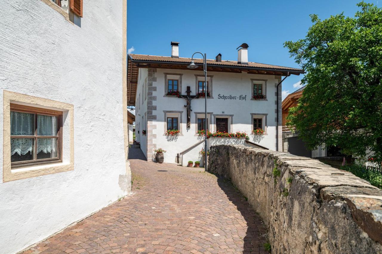 Ferienwohnung Schreiberhof Panorama Lajen Exterior foto